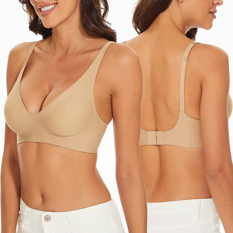 Sexy Seamless Jelly Bra S-4XL  - đánh giá và giá Plunge Bra Push Up