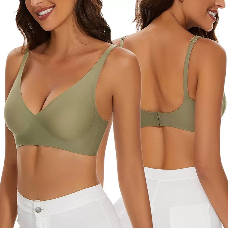 Sexy Seamless Jelly Bra S-4XL  - đánh giá và giá Plunge Bra Push Up