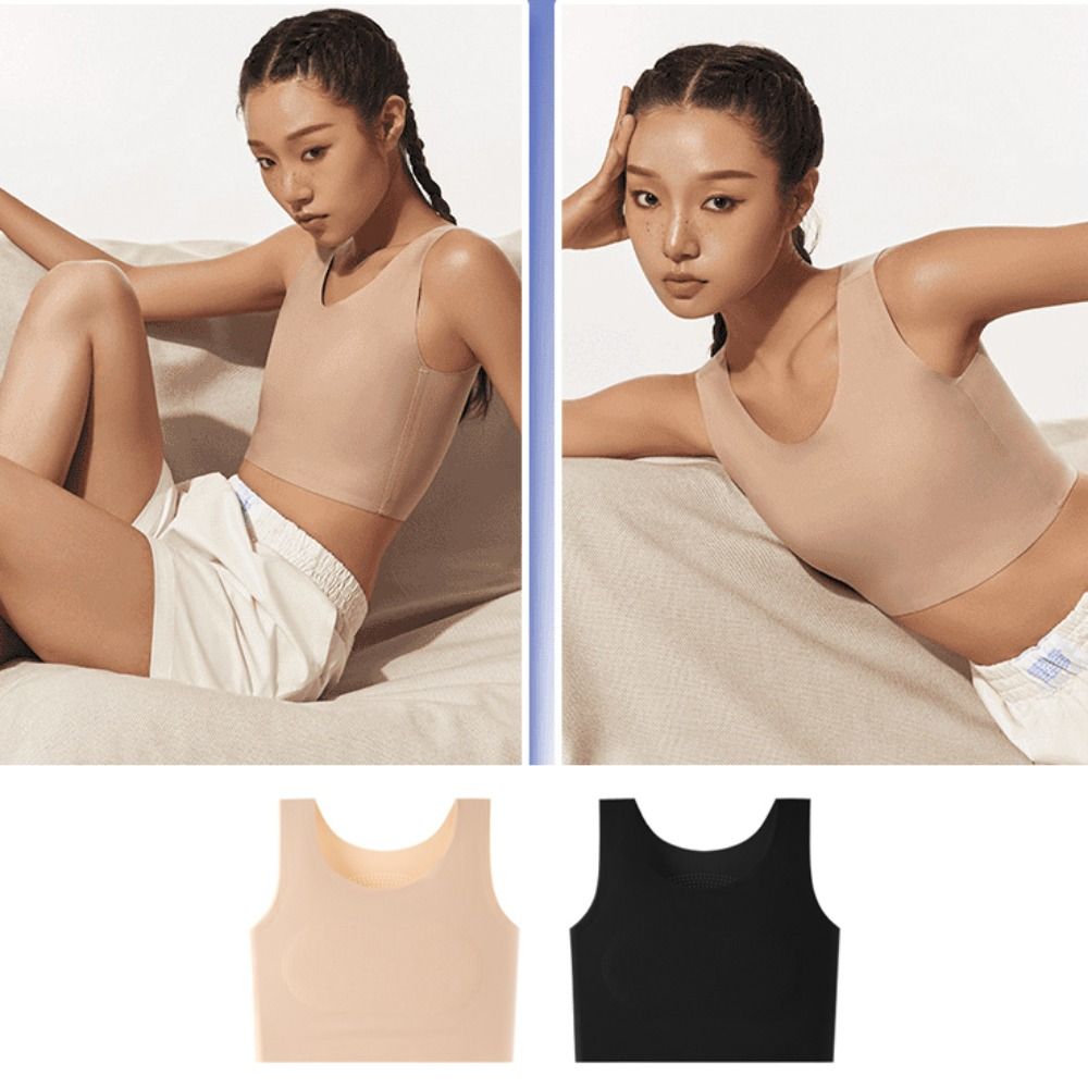 Women Ice Silk Seamless Wirele - đánh giá và giá Plunge Bra Push Up